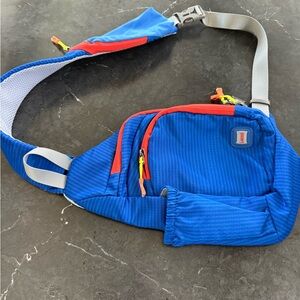 Blue Lecxci cross body backpack Sling Bag